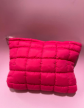 Puffy Pink Cosmetic Bag - FREE GIFT